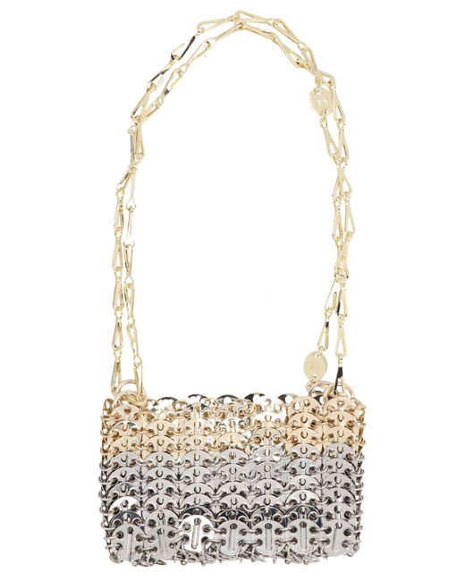 Rabanne White Brass Shoulder Bag