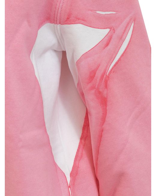 Lanvin Pink Overprinted Sweatshirt