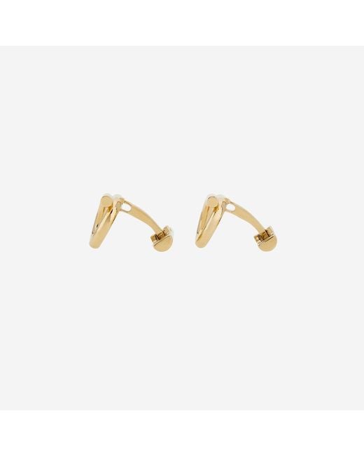 Ferragamo Metallic Cufflinks Cummings Brass Accessory for men