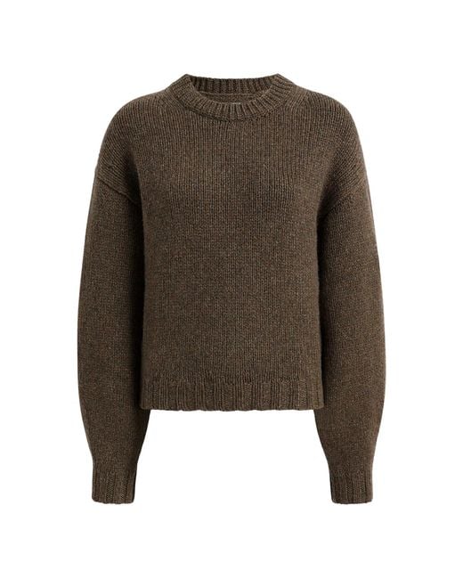 Khaite Brown Pull Gemma En Maille Cachemire Knitwear