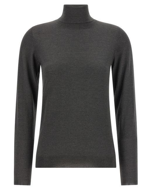 Brunello Cucinelli Black Cashmere Cardigan Clothing