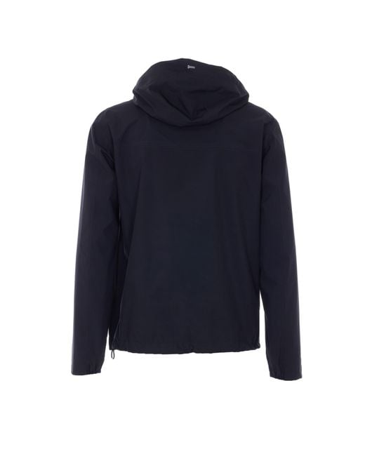 Herno Blue Coats Polyester for men