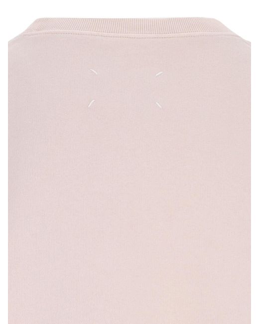 Maison Margiela Pink Logo Sweatshirt