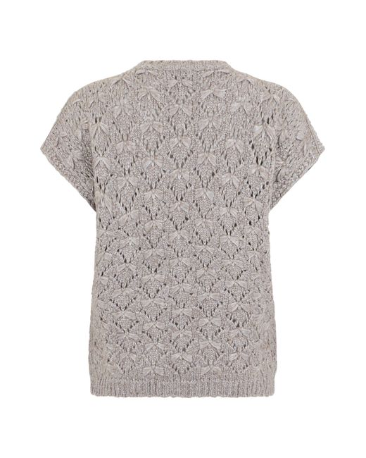 Fabiana Filippi Gray T-Shirt Nylon T-Shirts & Jerseys