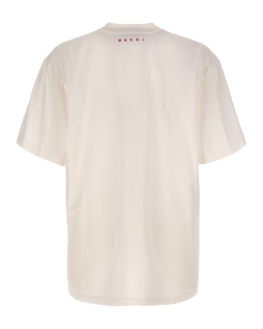 Marni Bubble T-shirt White for men