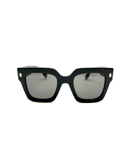 Fendi Black Square Frame Sunglasses