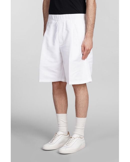 Low Brand White Tokyo Shorts for men