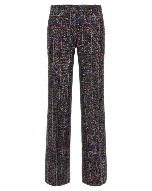 Missoni Gray Sequin Tartan Pants
