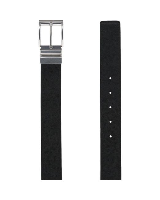 Bottega Veneta Black Leather Belt for men