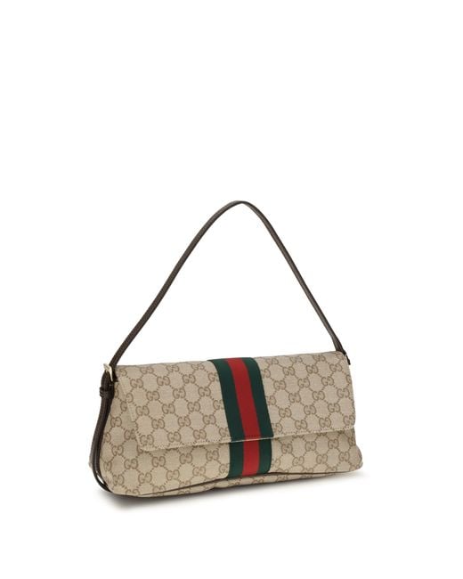 Gucci Brown Shoulder Bag Madison Coated Gg Fabric Handbags