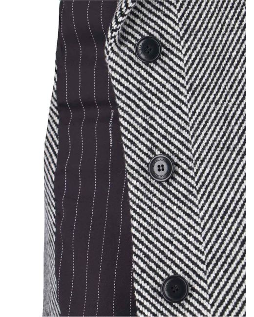 Ermanno Scervino Gray Maxi Coat