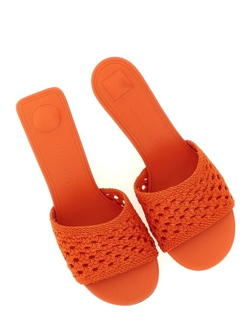 Jacquemus Red Slip On Heels