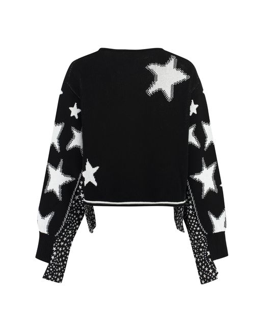 Stella McCartney Black Long Sleeve Crew-Neck Sweater
