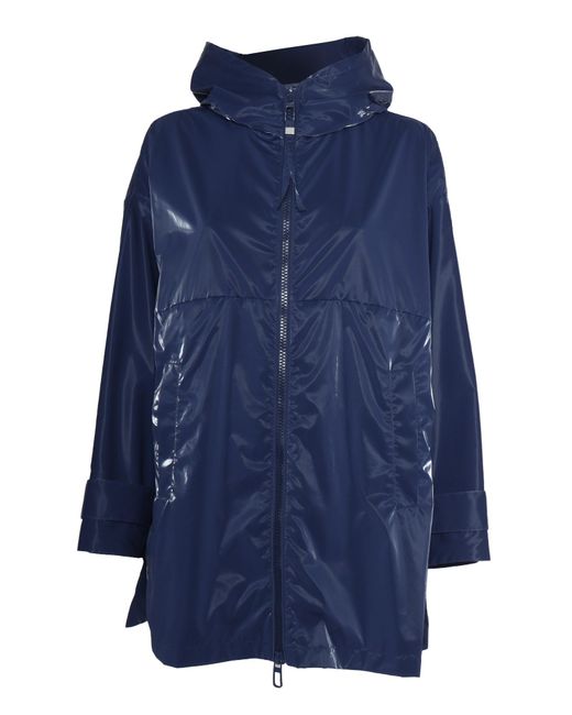DUNO Blue Eden Trench Coat Polyester Polyurethane Heavy Jacket