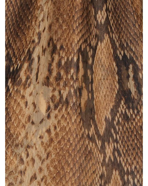 Le Plain Brown Top With Tortoiseshell Print, Tops