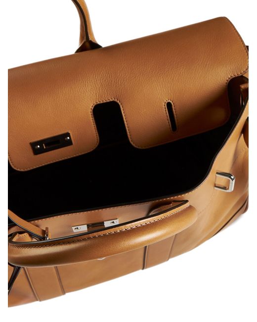 Brunello Cucinelli Natural Leather Duffel Bag for men