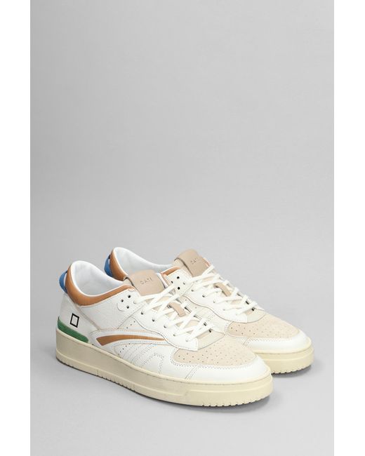 Date White Torneo Sneakers for men