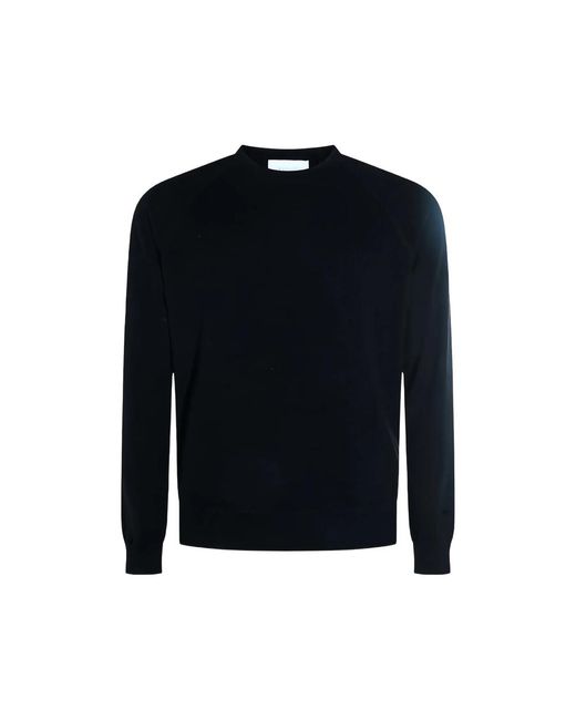 Malo Blue Silvio Raglan-Sleeve Cashmere Sweater for men