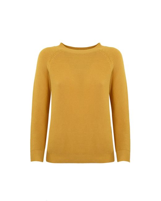 Weekend by Maxmara Yellow Linz Cotton Sweater