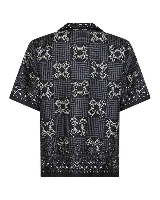 Amiri Black Short Sleeve Shirts for men