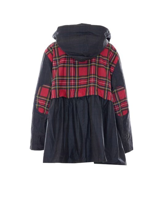 BARBOUR X GANNI Blue Coats Waxed Cotton