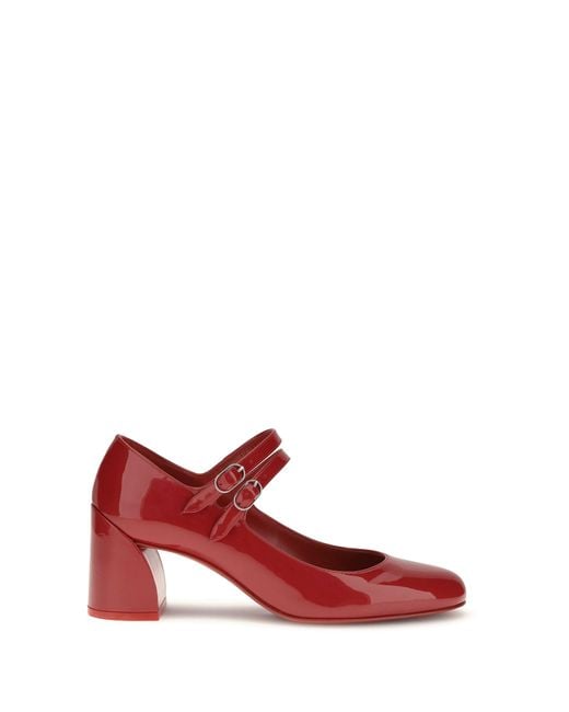 Christian Louboutin Red Miss Jane Pumps