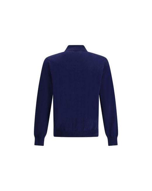 Tom Ford Blue Cotton Polo Shirt for men