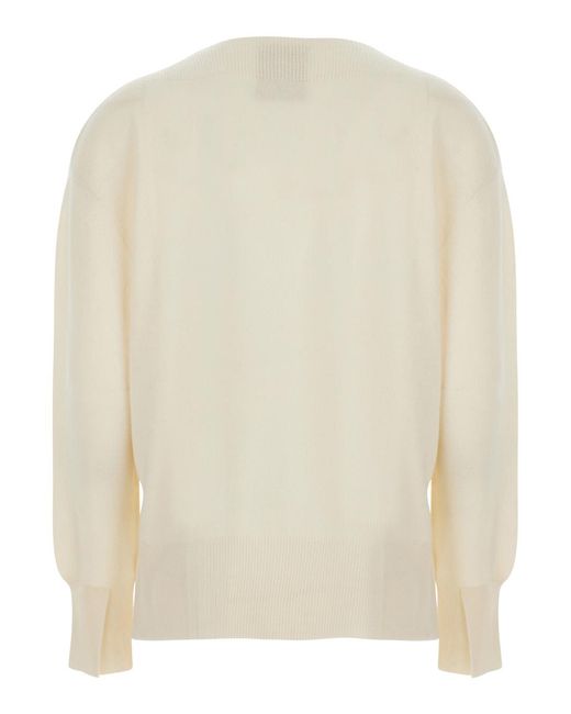 Semicouture Natural Sweater Candy Wool Cashmere Tops