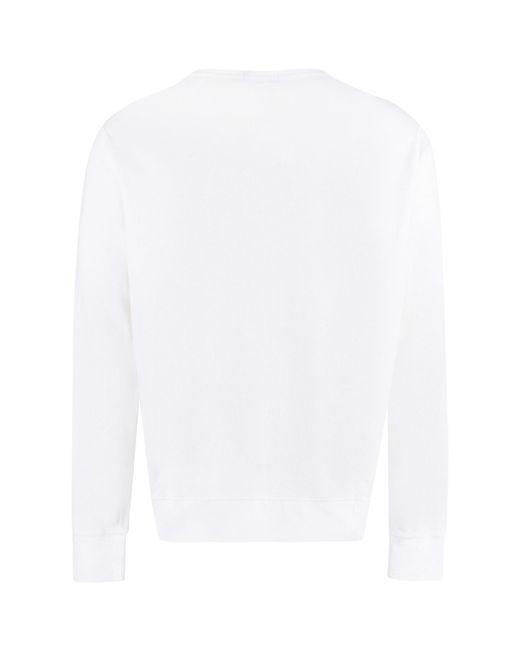 Polo Ralph Lauren White Long Sleeve Cotton T-shirt for men