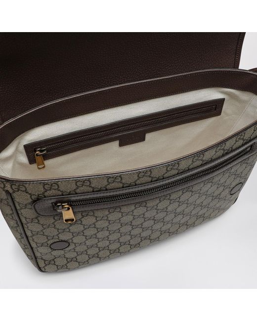 Gucci Black Shoulder Bag With Web Detail for men