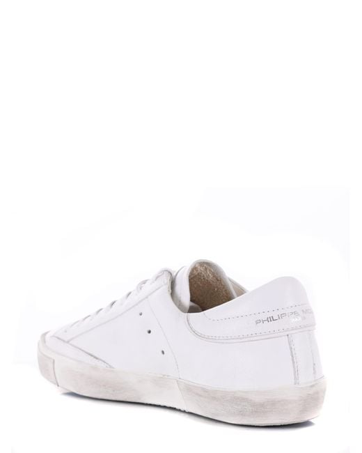 Philippe Model Sneakers Uomo In Paris Low Pelle Disponibile Store