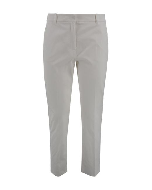 Weekend by Maxmara Gray Stretch Gabardine Pants