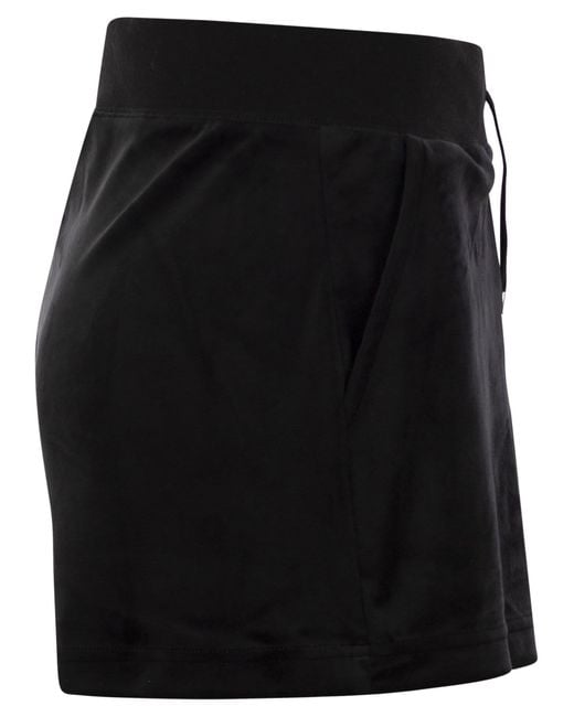 Juicy Couture Black Velour Shorts