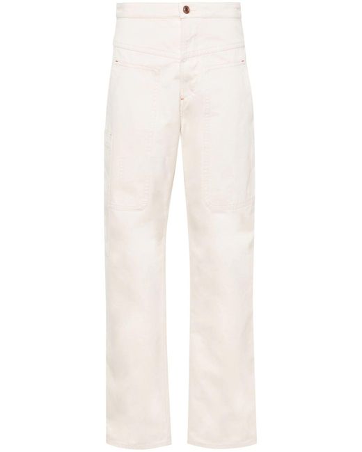 Isabel Marant White Cotton Philna Trousers