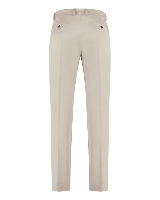 Paul & Shark Natural Stretch Cotton Trousers Elastane for men