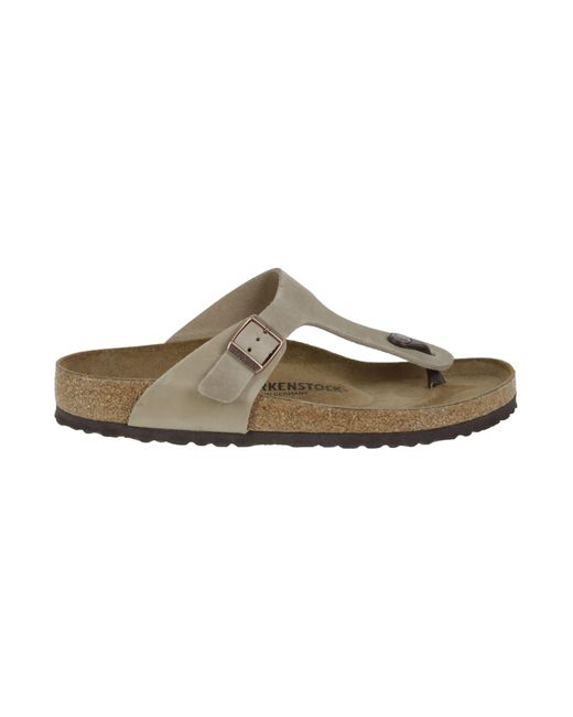 Birkenstock gizeh in brown leather. Used cond. 39 | Birkenstock, Birkenstock gizeh, Brown leather