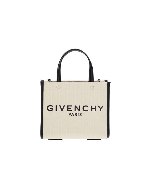 Givenchy White Mini G-tote Bag