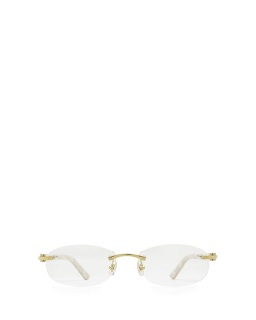 Cartier White Eyeglasses