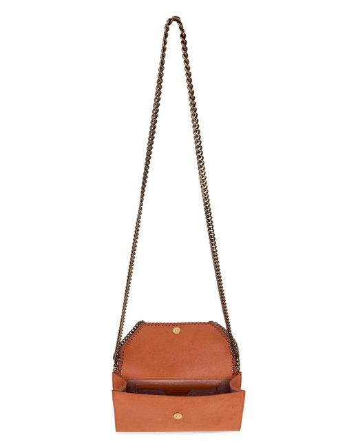Stella McCartney Brown Shoulder Bag Falabella Polyester