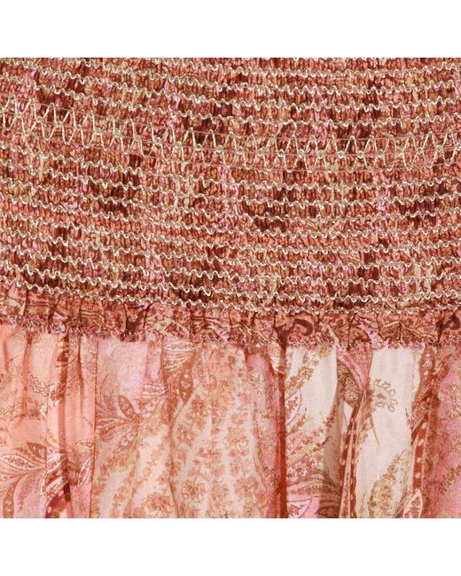 Zimmermann Pink Skirts _Silk