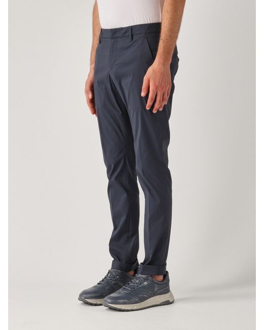 Dondup Blue Pantalone Gaubert Trousers for men