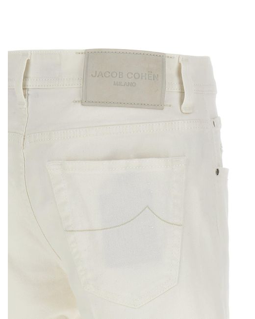 Jacob Cohen White Scott Jeans for men