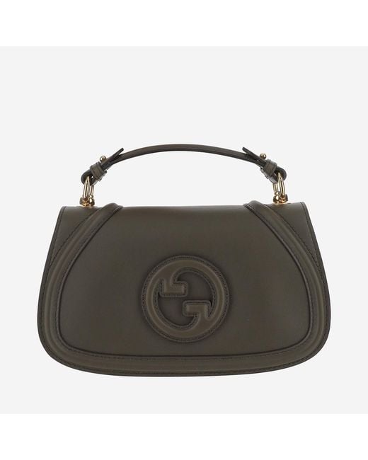 Gucci Green Small Blondie Bag Calf Skin Shoulder