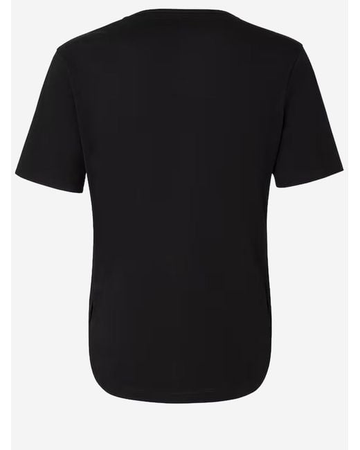 Fendi Black T-Shirt Printed Cotton T-Shirts & Jerseys