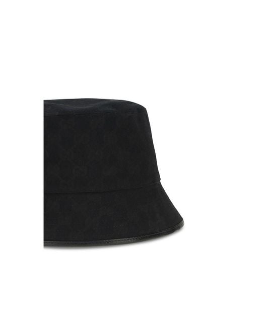 Gucci Black Polyester Bucket Hat
