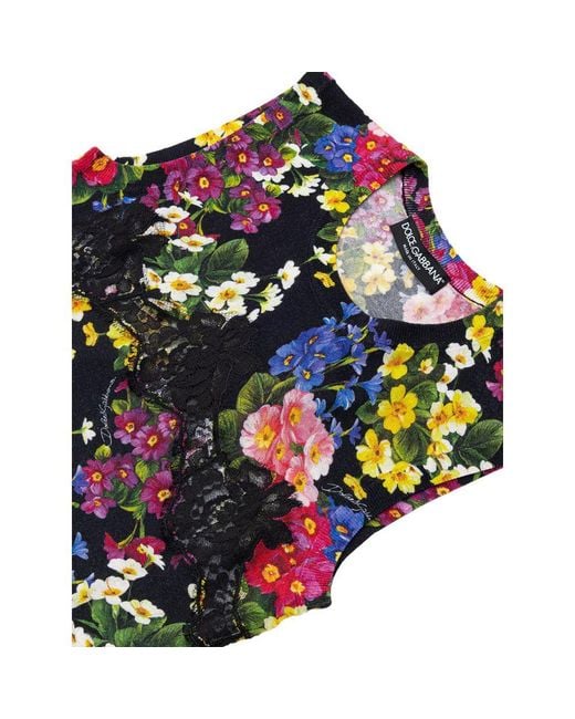 Dolce & Gabbana Multicolor Black Cashmere Clothing