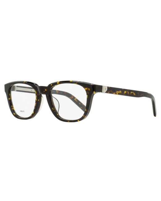 Berluti Black Classic Rectangular Eyeglasses Bl50019U 052 52Mm Plastic (Acetate) for men