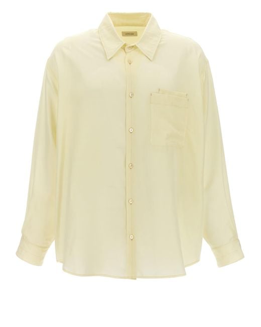 Lemaire Yellow 'Double Pocket' Shirt for men