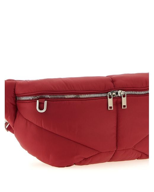 Rick Owens Red Polyester Crossbody Bag