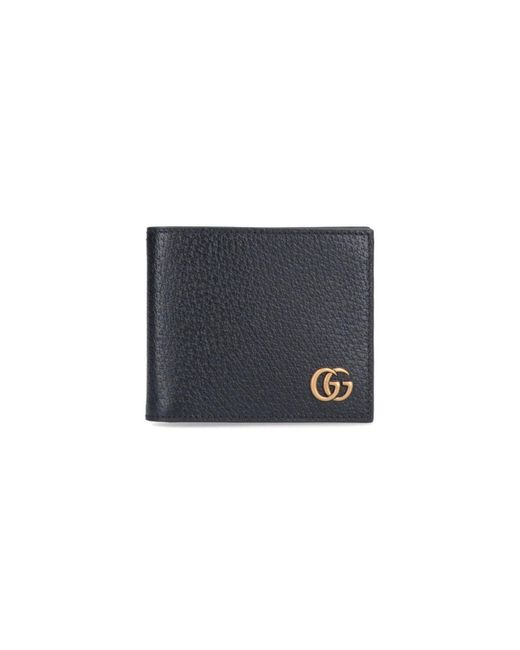 Gucci Blue Gg-Marmont Bi-Fold Wallet for men